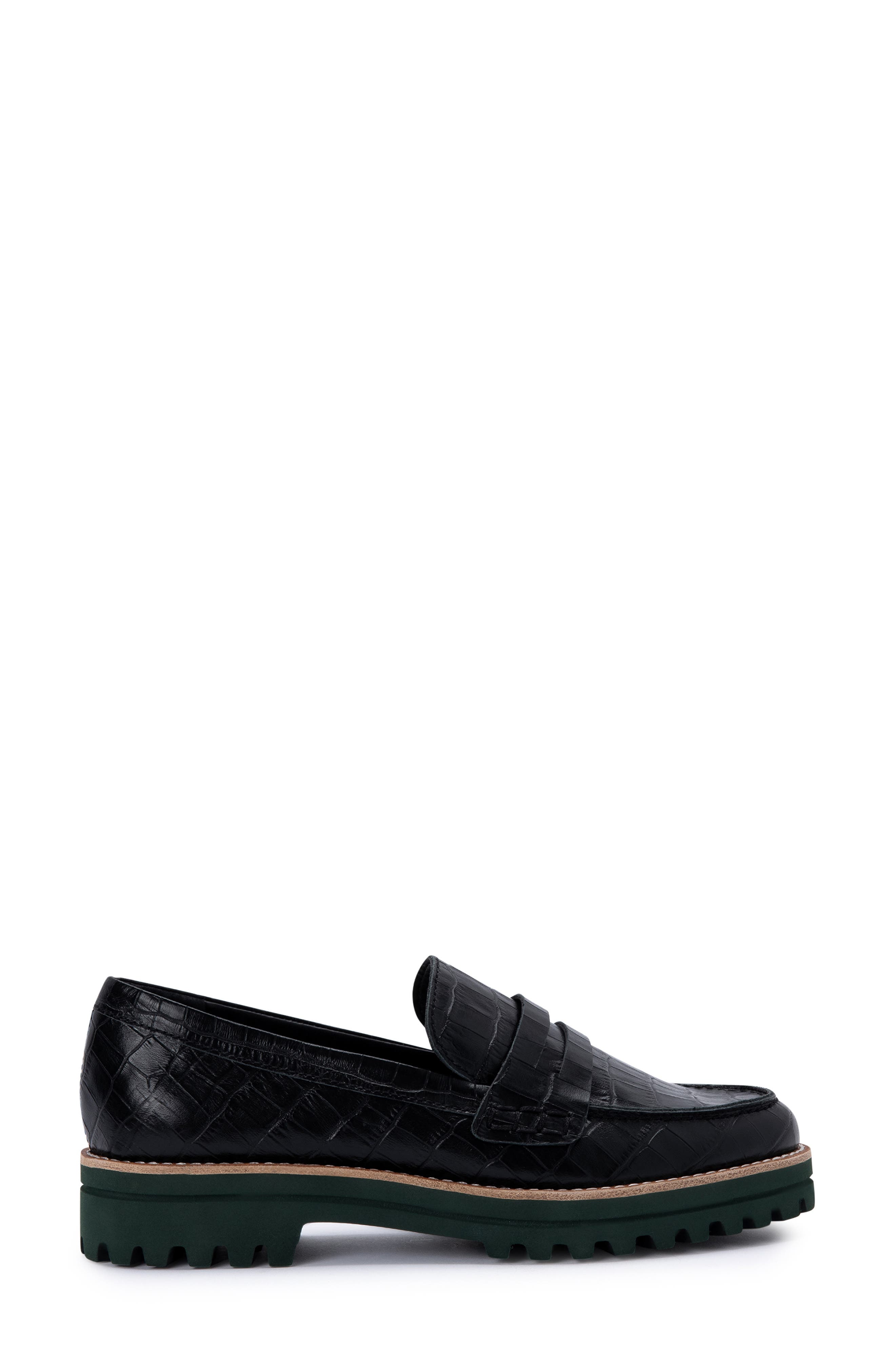 Dolce Vita Aubree Croc Embossed Loafer, Alternate, color, 