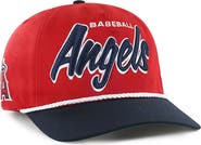 '47 Men's '47 Red Los Angeles Angels Dropshadow Rope Hitch Adjustable Hat