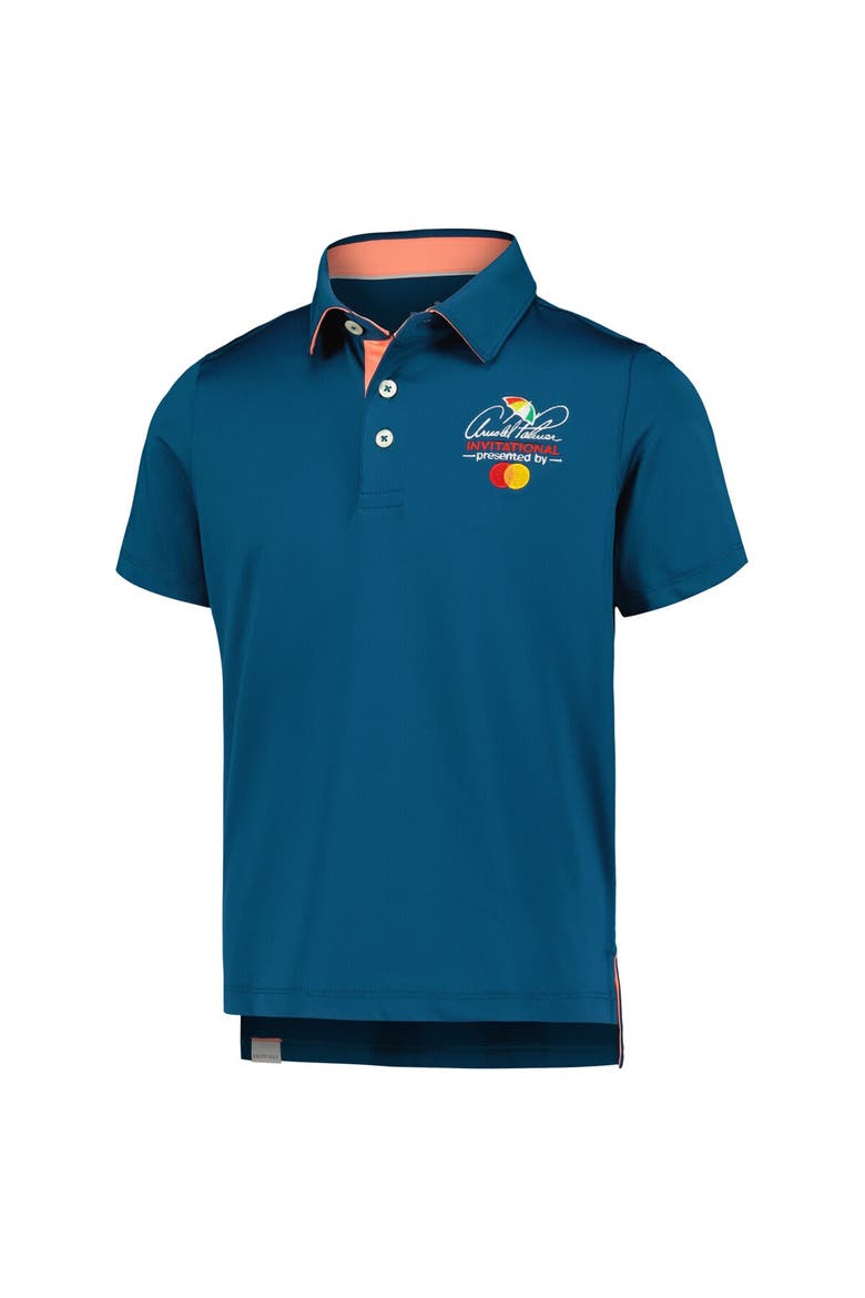 Youth Puma Teal Arnold Palmer Invitational Brigade MATTR Polo, Alternate, color, Teal