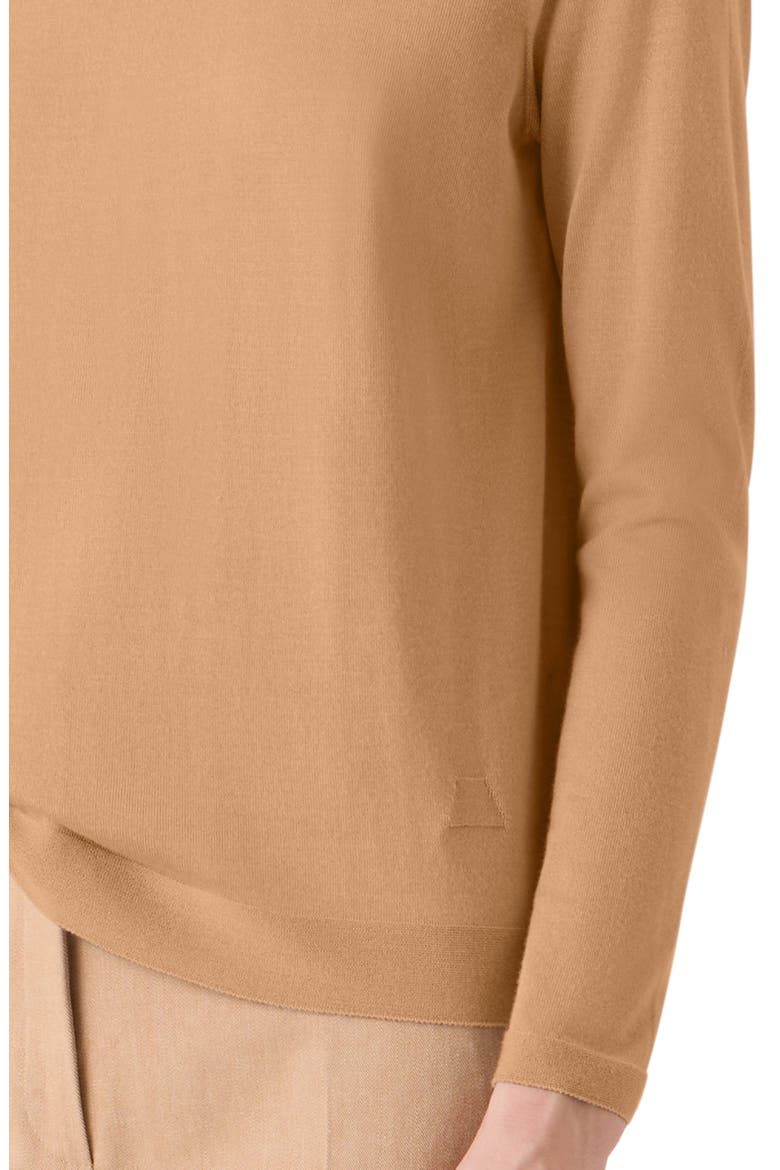 Fine Cashmere & Silk Sweater, Alternate, color, CAMEL