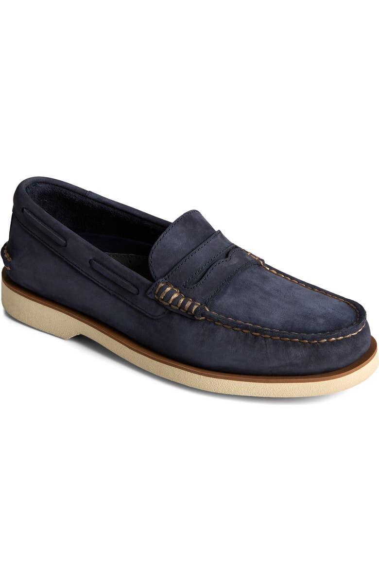 Sperry Authentic Original Boat Shoe, Main, color, Navy