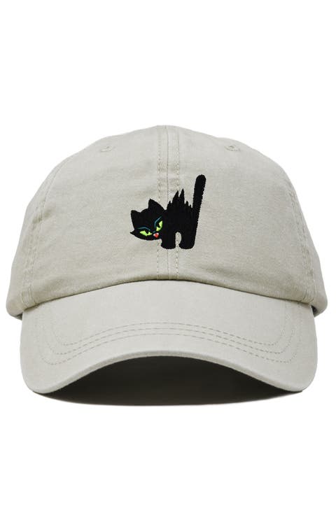 Blink Black Cat Dad Cap