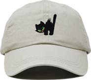Dalix Blink Black Cat Dad Cap