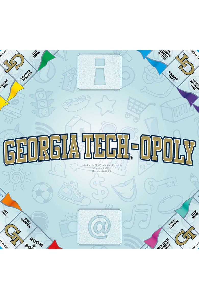 Georgia Tech-Opoly Monopoly Board Game, Alternate, color, Multicolored