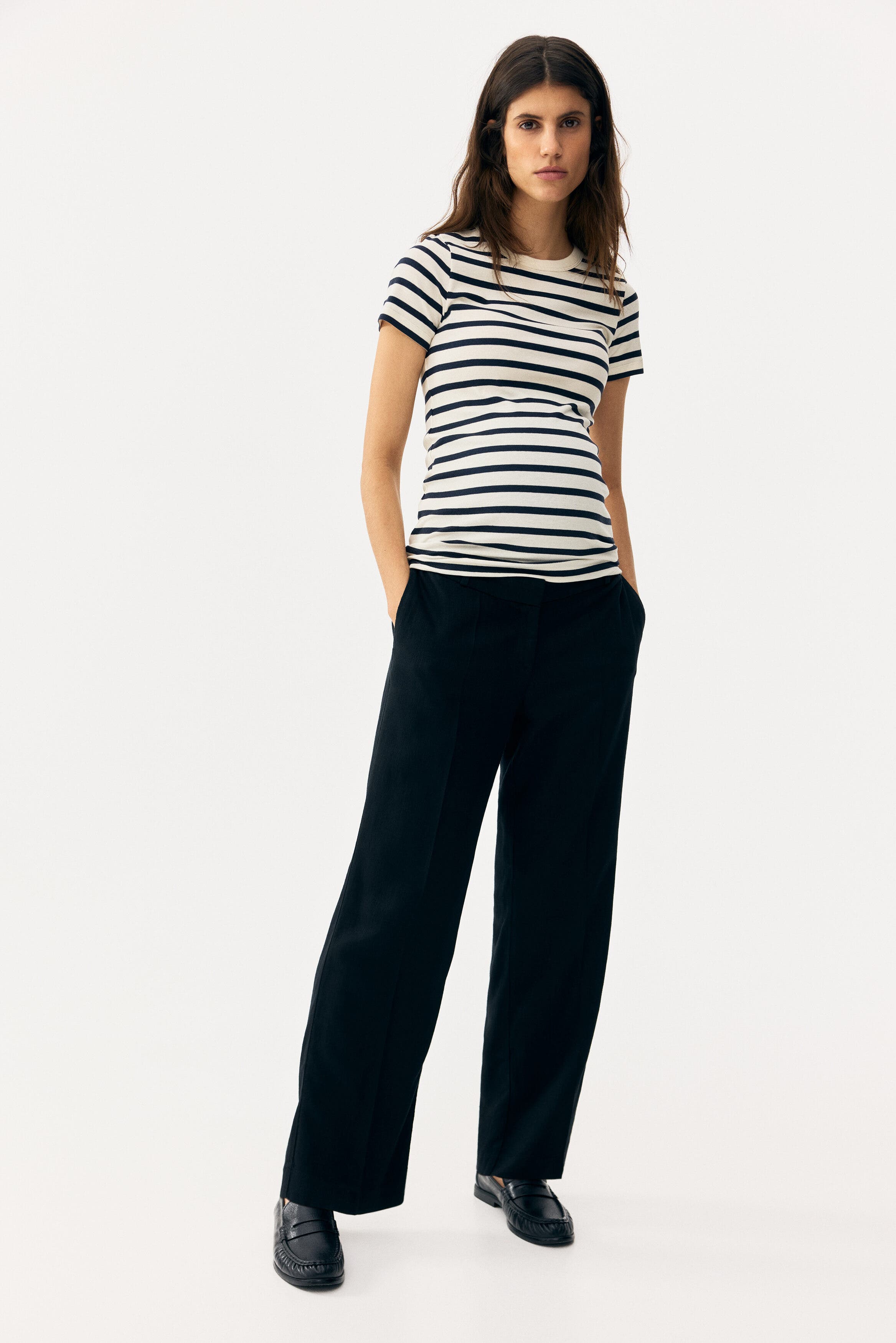 Mama Linen-blend Tailored Trousers - image 2