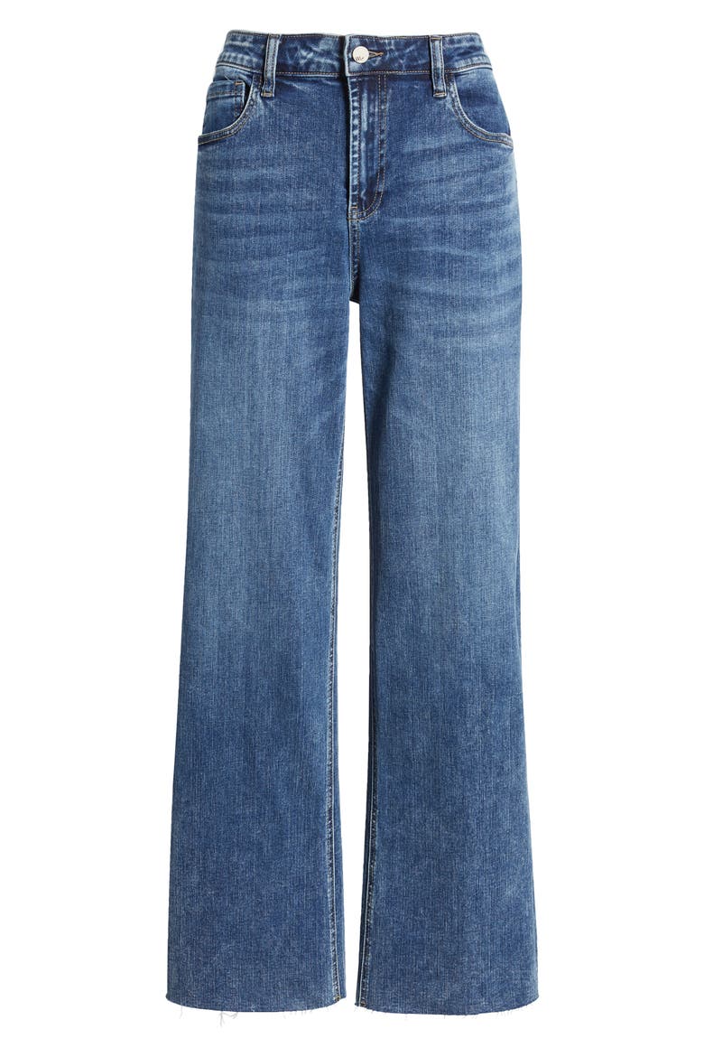Ella Relaxed Straight Leg Jeans, Alternate, color, GARAGE BLUE