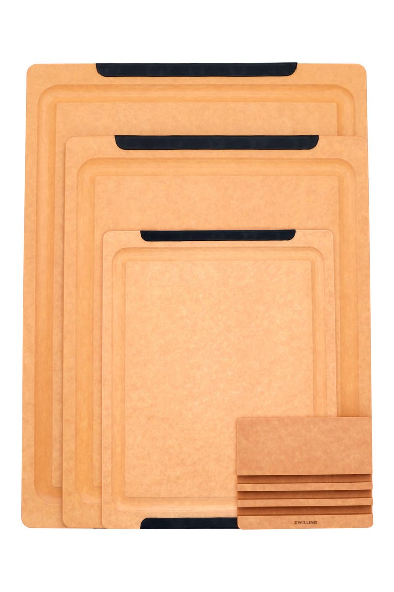 4-Piece Cutting Board Set, Main, color, BROWN