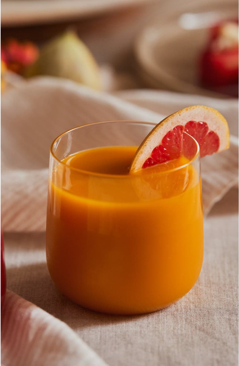 Fleck Short Cremini Tumblers - Set of 4, Alternate, color, Clear