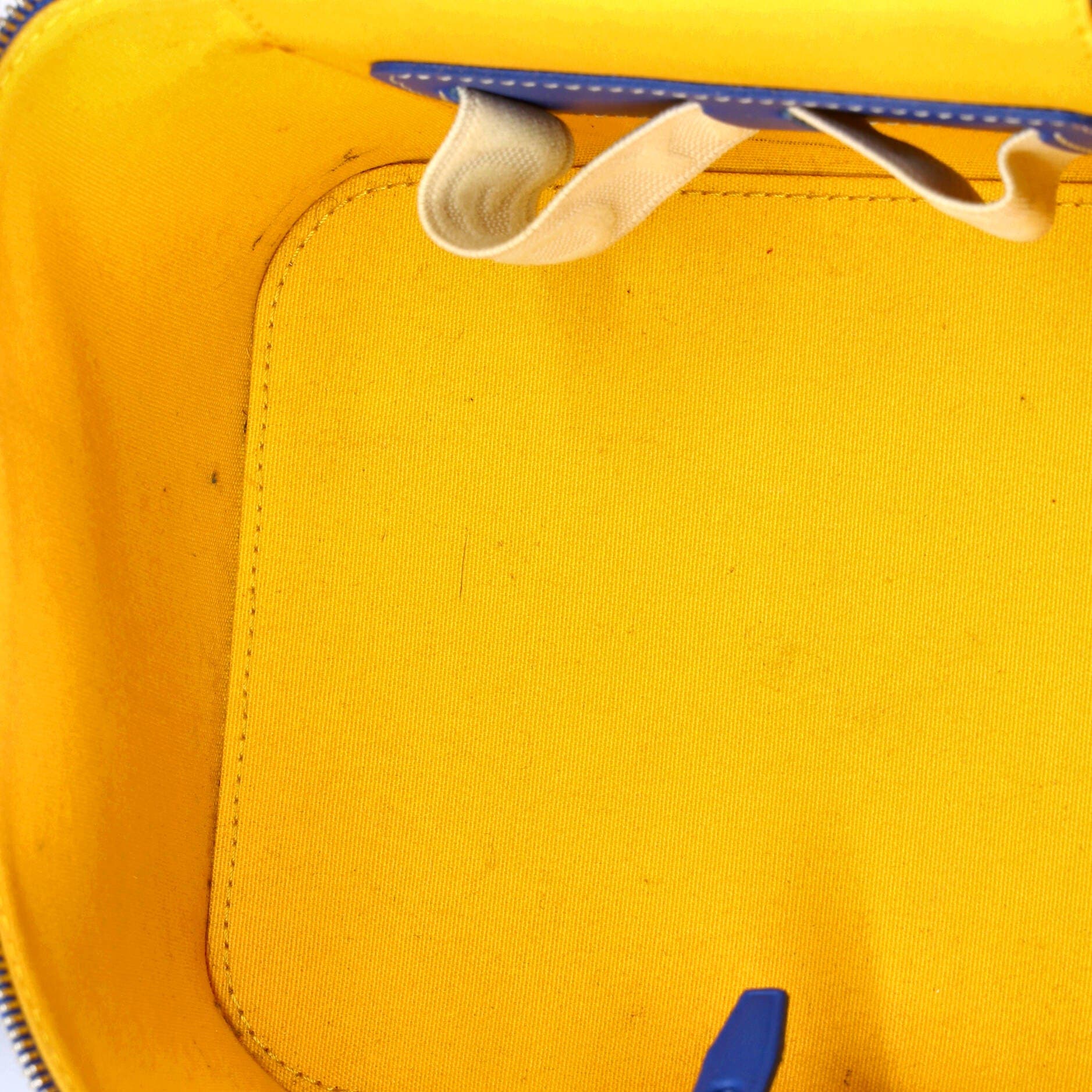 Pre-Owned Goyard Muse Vanity Case Coated Canvas, Alternate, color, Blue