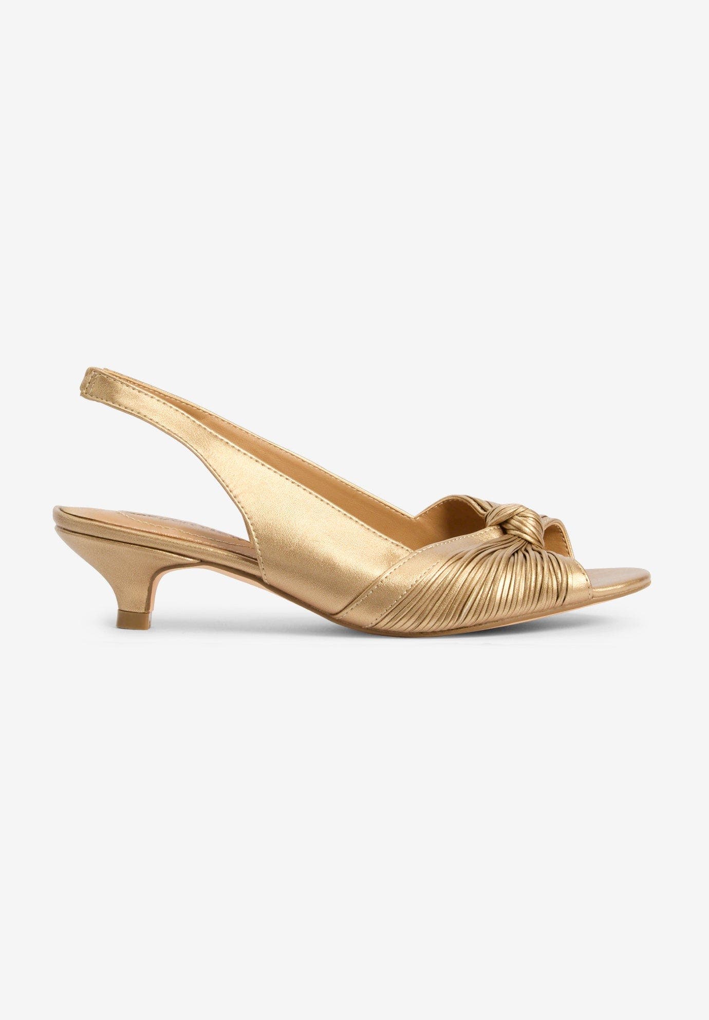 The Katelyn Slingback, Alternate, color, GOLD
