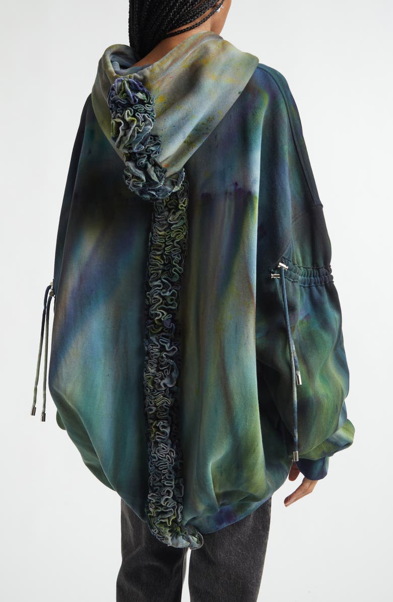 Collina Strada Aurora Mohawk Burst Cotton Hoodie, Alternate, color, Aurora