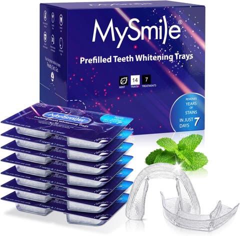 Prefilled Teeth Whitening Trays Kit, 12% Hydrogen Peroxide