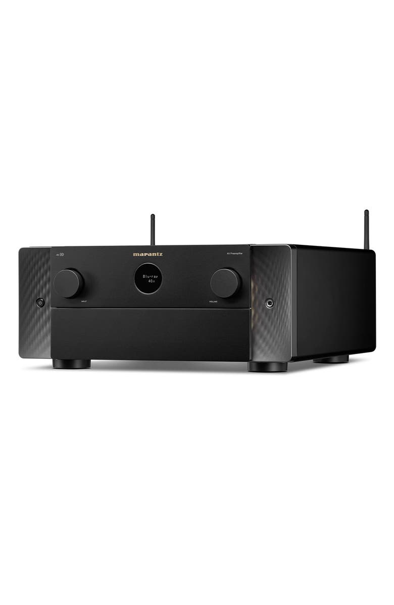 Marantz AV 10 Reference 15.4 Channel 8K Ultra HD Home Theater Pre-Amplifier/Processor with Dolby Atmos, DTSX Pro, IMAX Enhanced and HEOS<sup>®</sup> Built-in, Alternate, color, Black