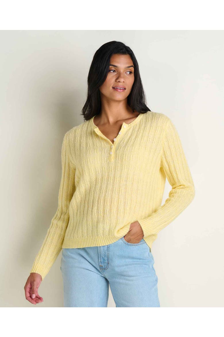 Cloudcover Pullover Sweater, Main, color, Chamomile