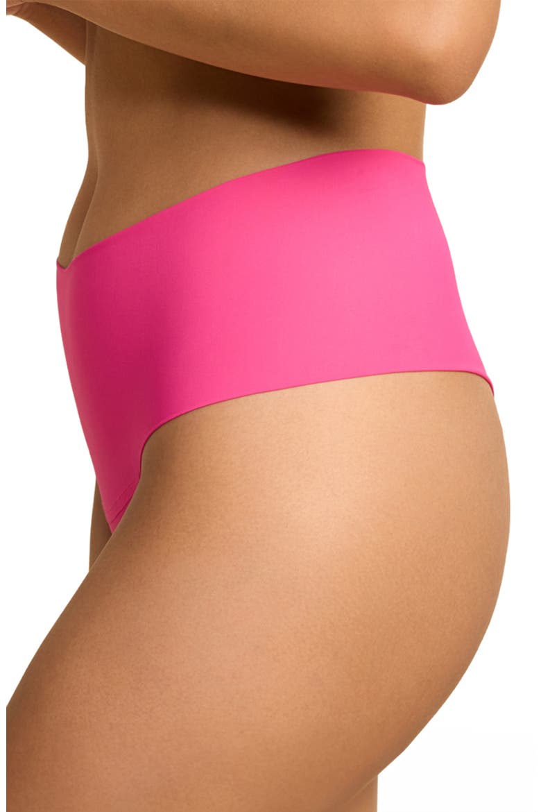 Breathe High Waist Thong, Alternate, color, PROVOCATIVE PINK