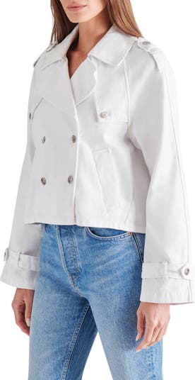 Sirus Crop Denim Trench Coat