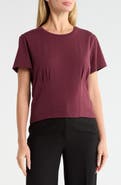 DKNY Double Pleated Corset T-Shirt