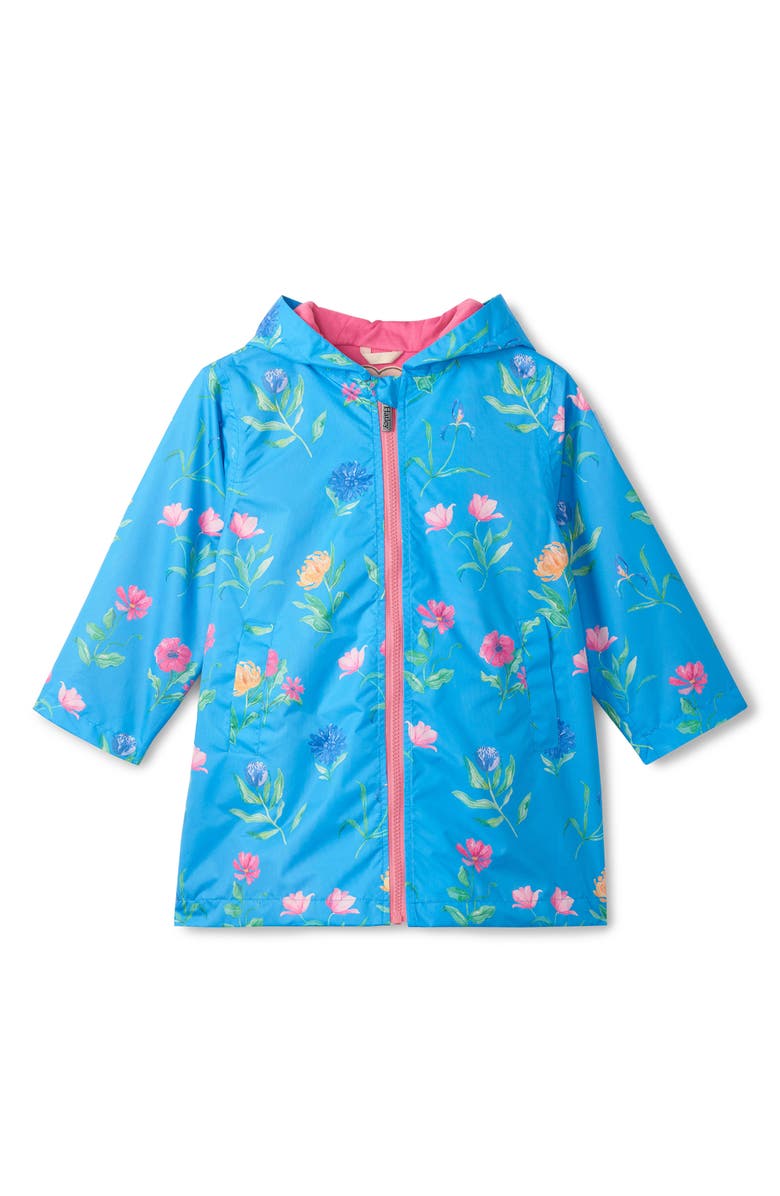 Hatley Kids' Hyper Real Waterproof Rain Jacket, Main, color, 