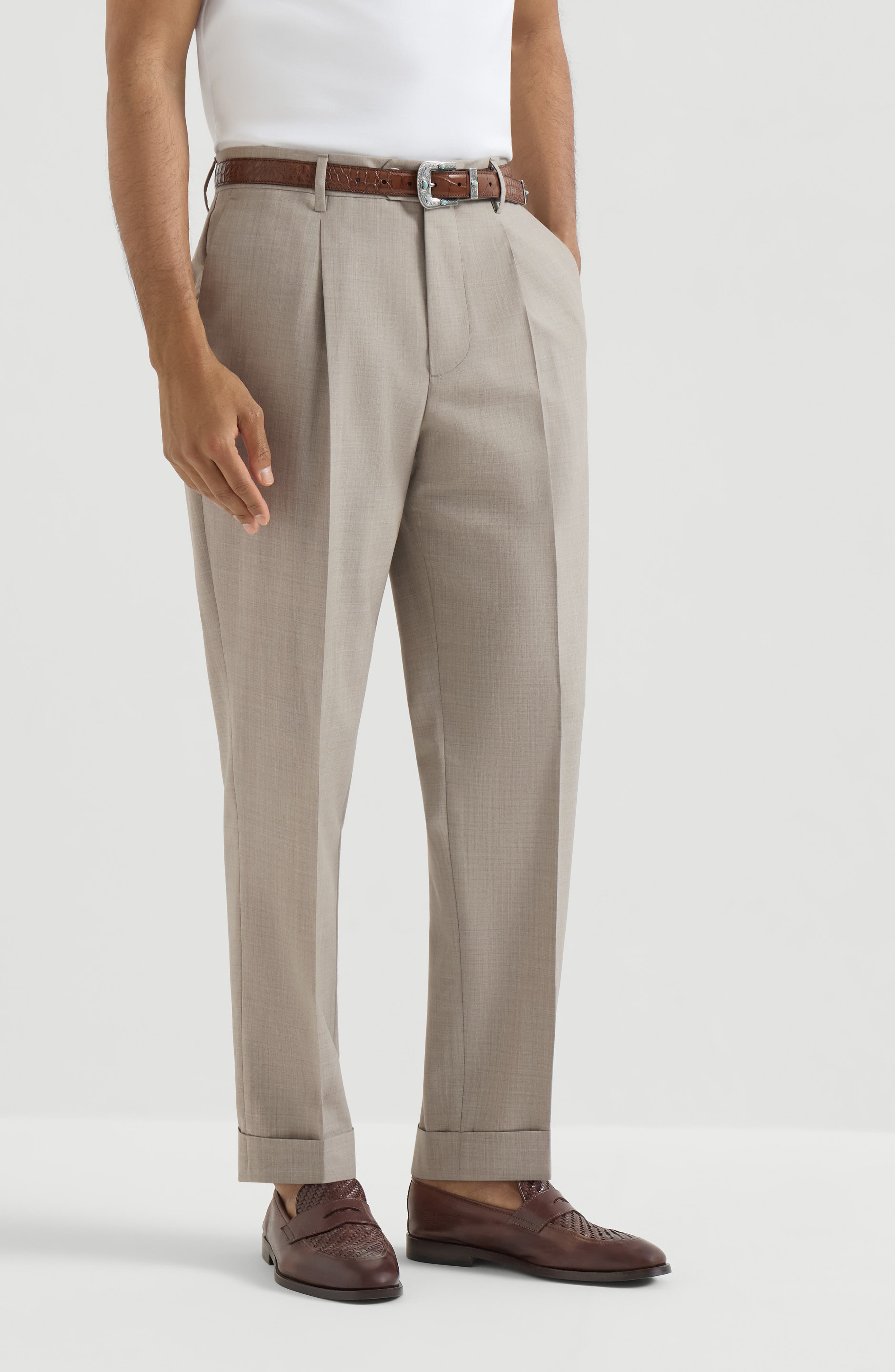 Virgin wool trousers - image 3