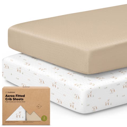 2-Pack Aereo Fitted Crib Sheets