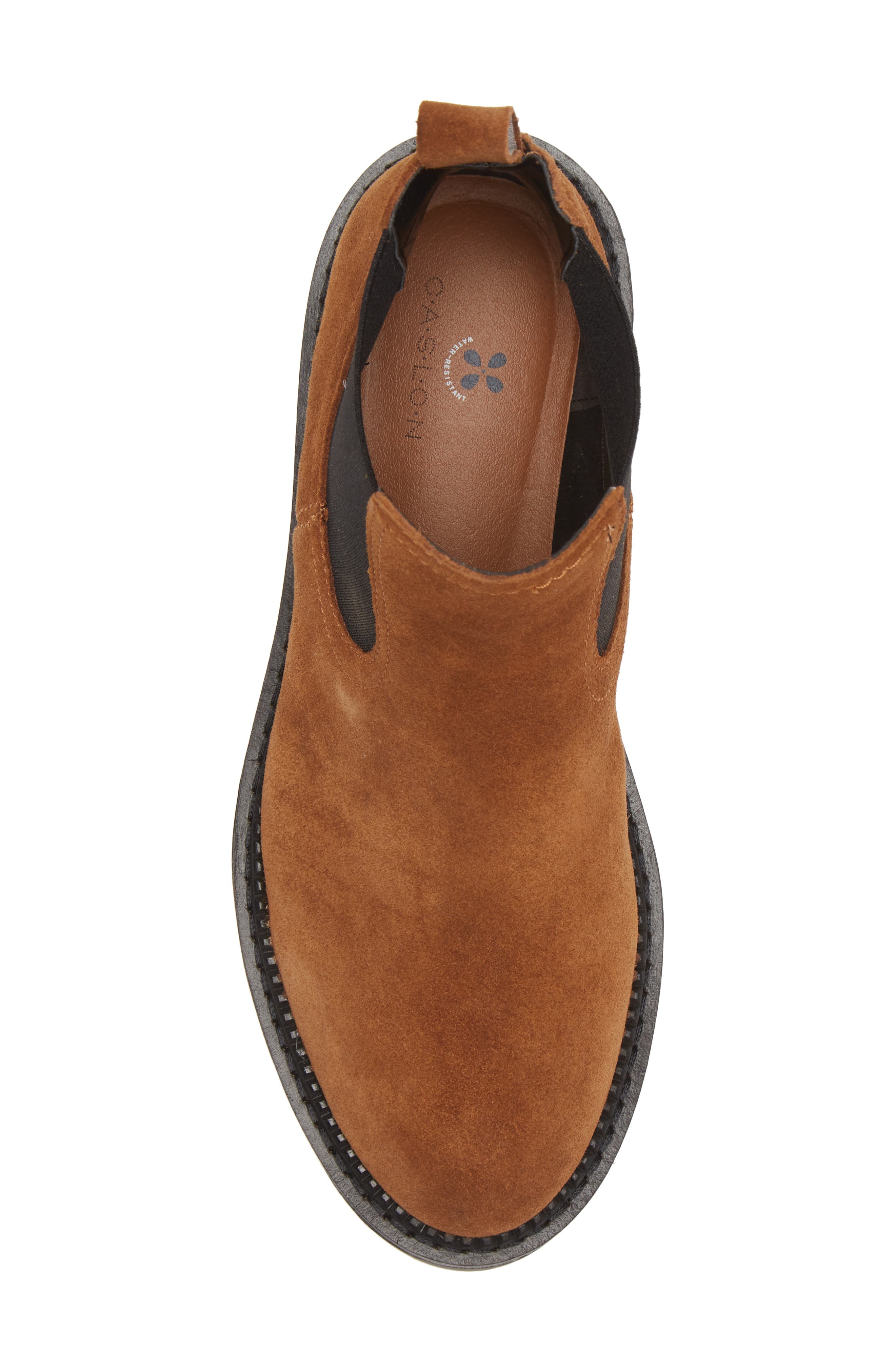 Miller Water Resistant Lug Chelsea Boot, Alternate, color, BROWN CHESTNUT