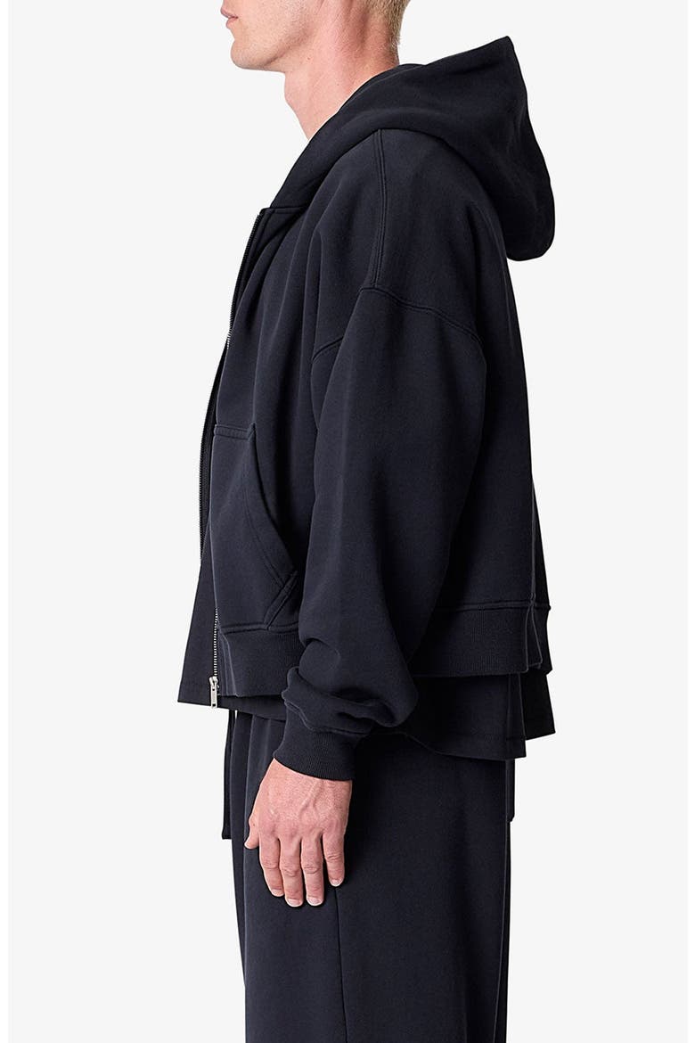 Full Zip Hoodie, Alternate, color, BLACK