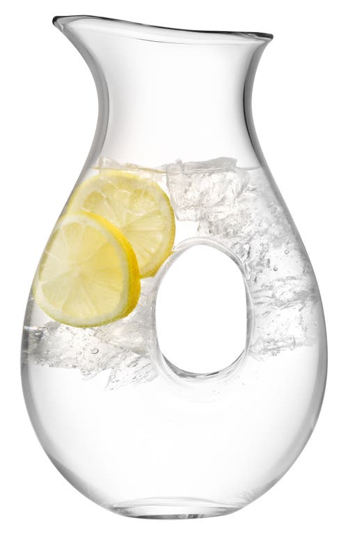 Lsa Ono Glass Jug In Transparent