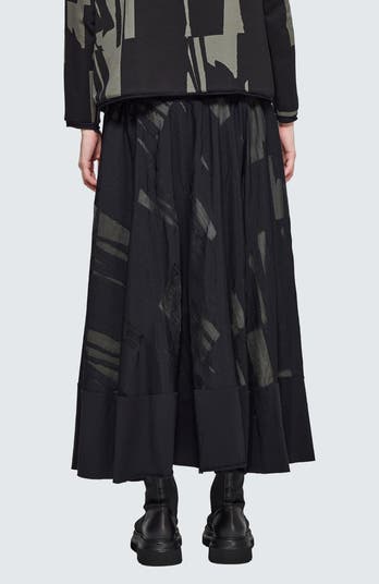 LUUKAA Calinda Jacquard Maxi Skirt Nordstrom