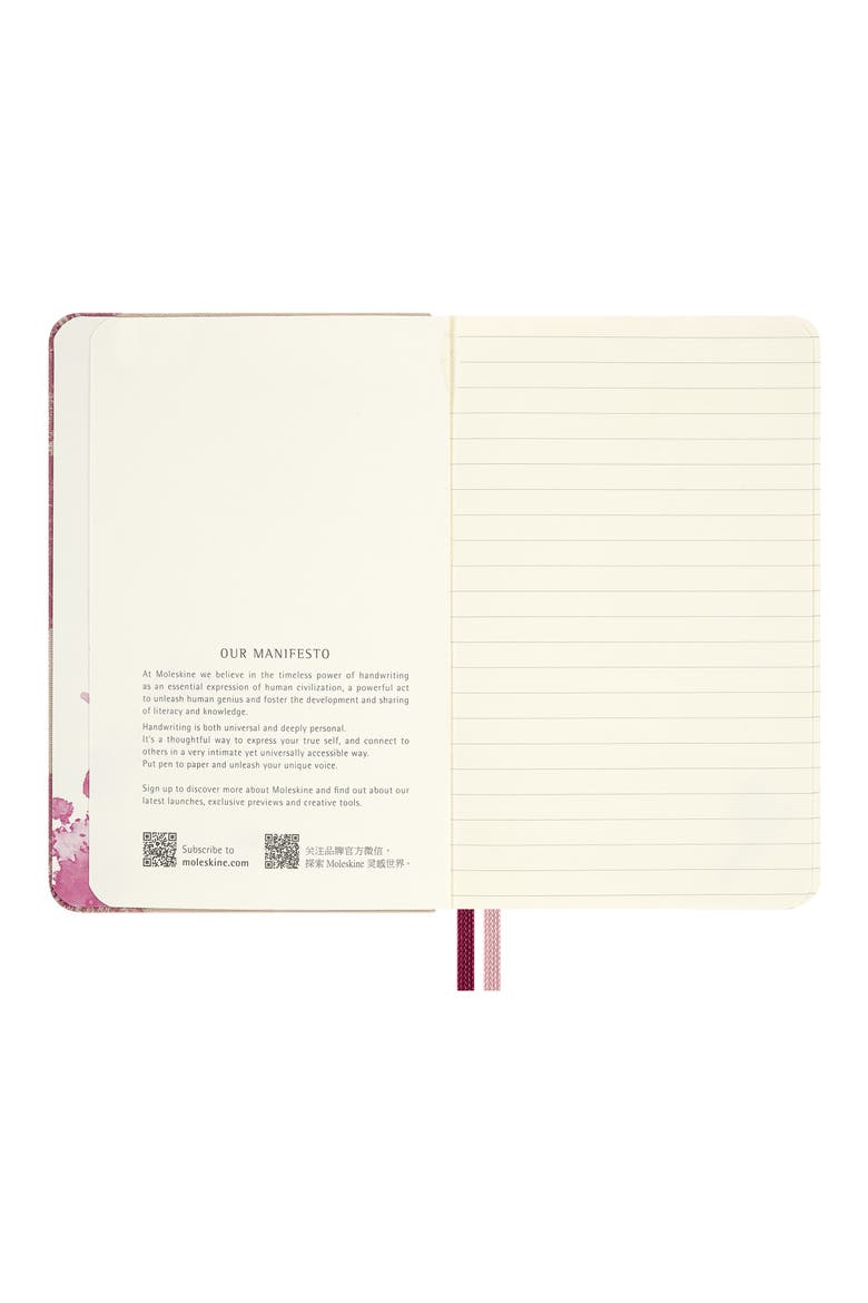 Le NB Sakura Pocket Ruled Notebook, Alternate, color, PINK FLORAL