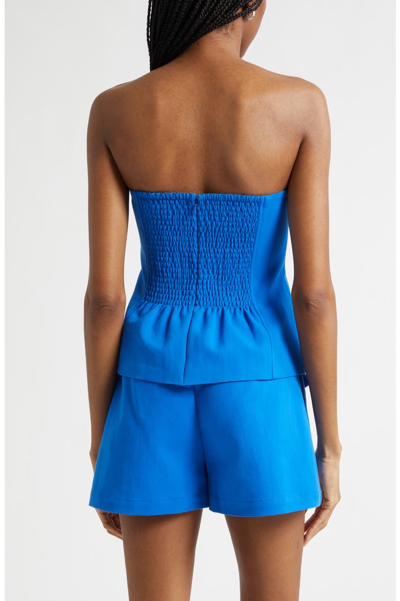 Eva Strapless Top, Alternate, color, CAPRI BLUE