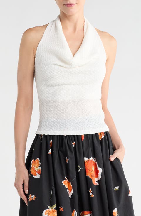 Texture Knit Halter Top