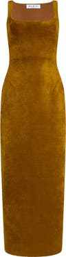 Alaïa Tailored Velvet Sheath Dress
