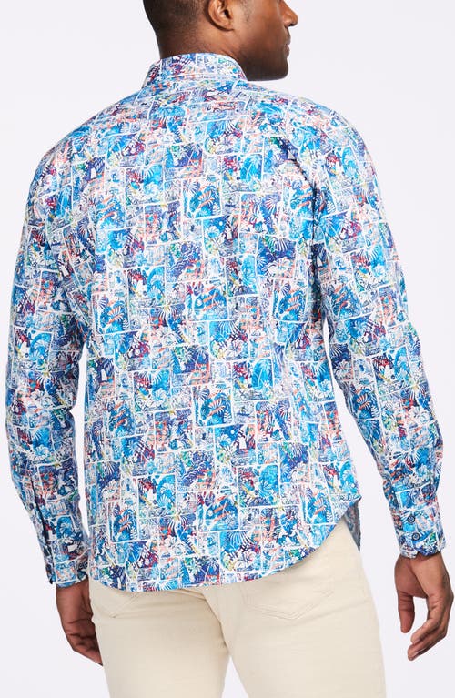 Robert Graham Elbert Long Sleeve Button Down Shirt In Multi