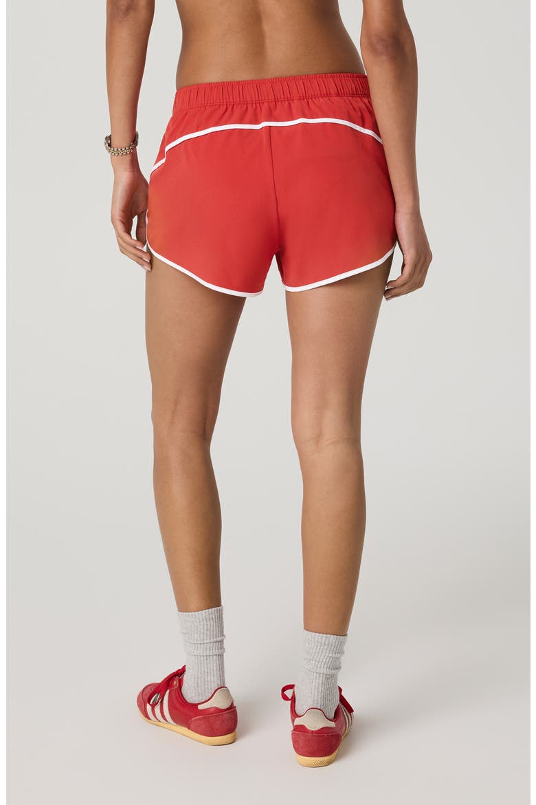 Clementine Retro Shorts, Alternate, color, CRIMSON