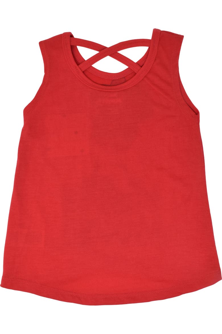 Minnie Mouse Sleeveless 2-Piece Tank Top and Shorts Set, Alternate, color, Red Grey Minnie Mouse