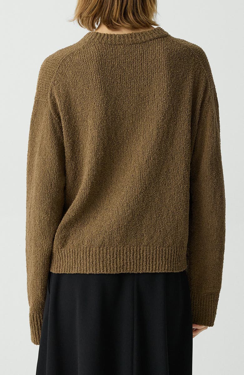 Theory Stretch Cotton Bouclé Sweater, Alternate, color, 