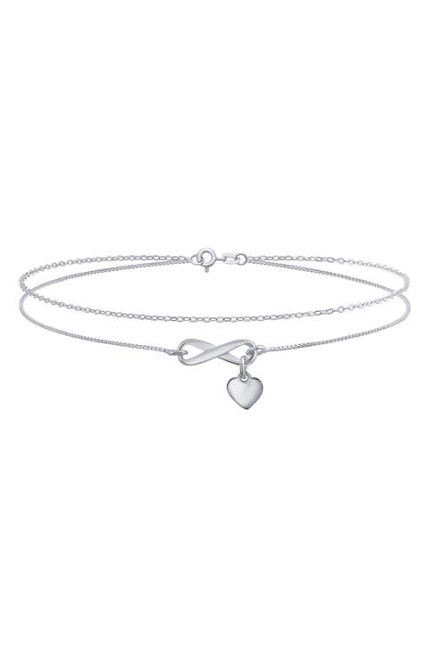 Romantic Figure Eight Love Anklet