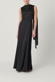 Shoshanna Satin Charmeuse Frankie Dress