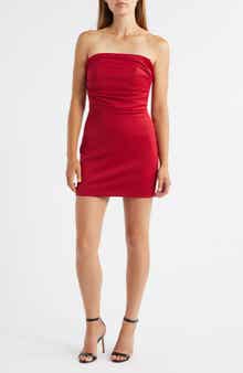 Black Halo Leonora Strapless Minidress