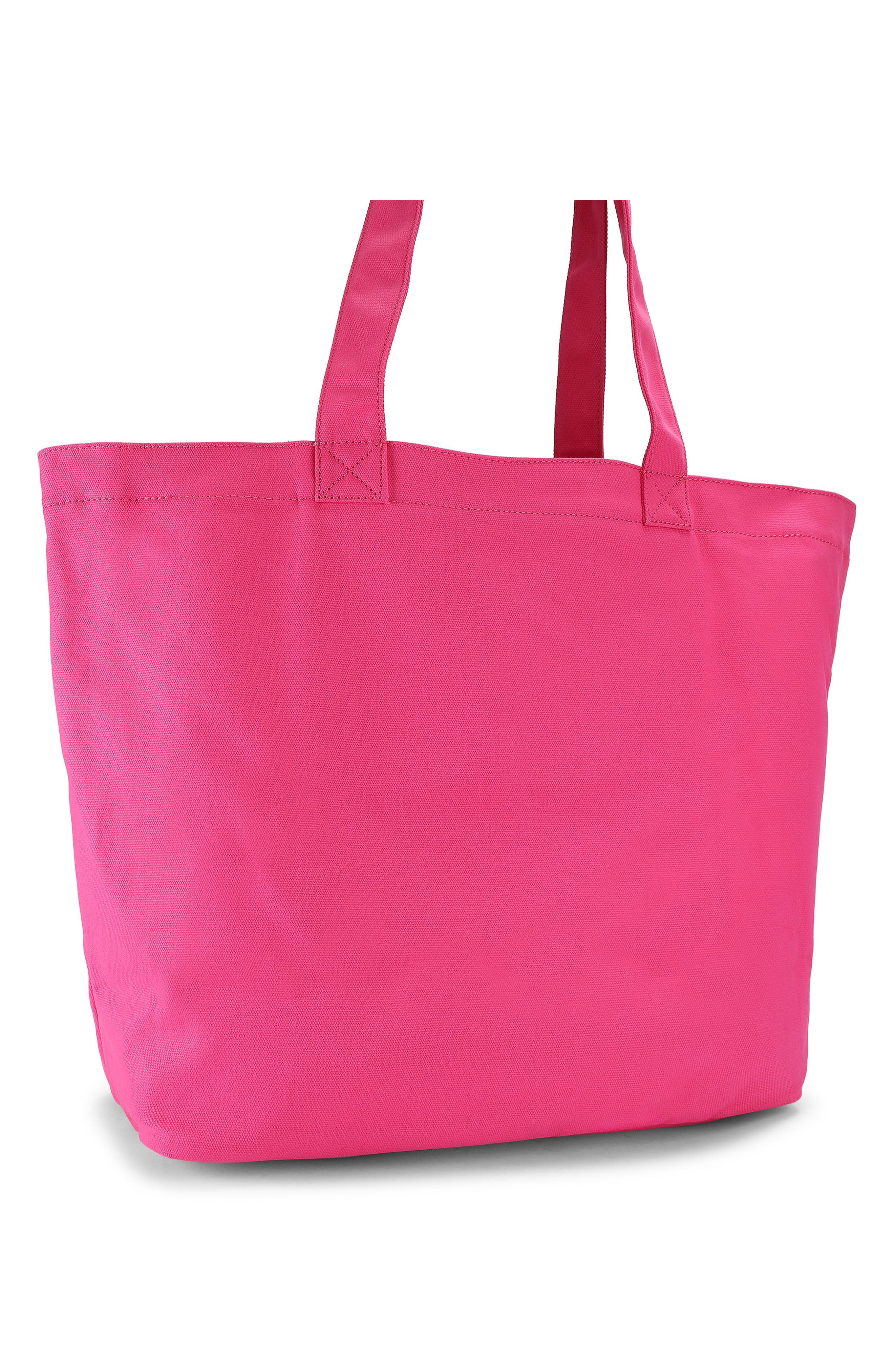 Holborn Shopper Patch Canvas Tote, Alternate, color, PINK CAT