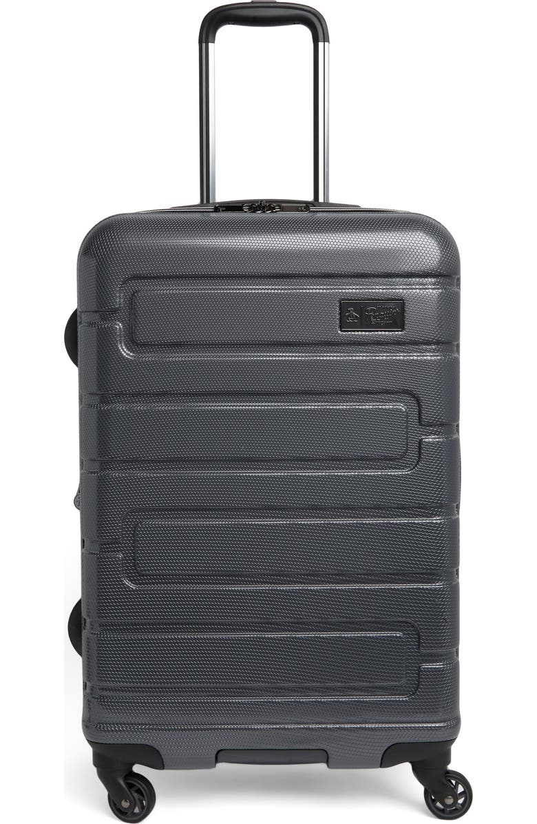 Original Penguin Crimson 25" Spinner Suitcase, Main, color,