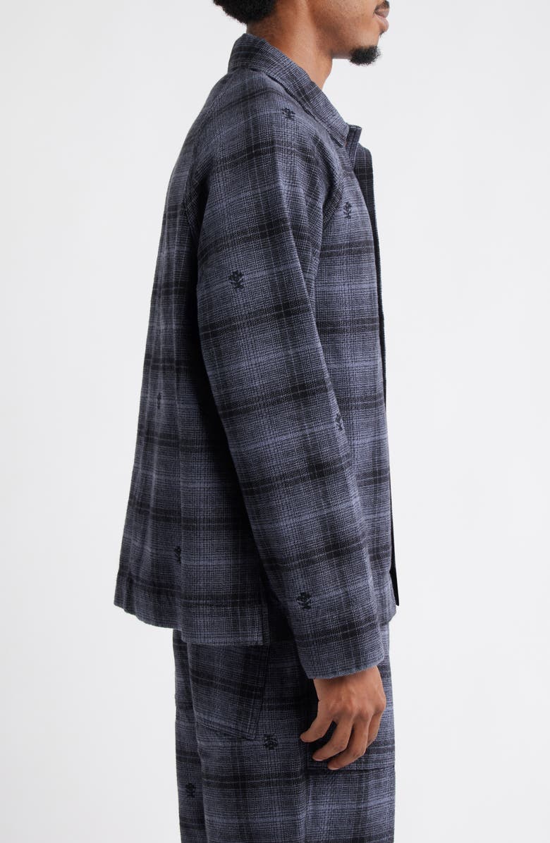 Service Works Thistle Plaid Front of House, Alternate, color, Black