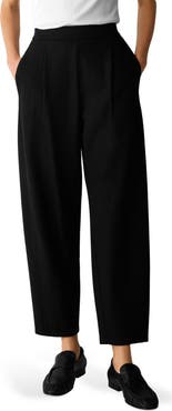 Eileen Fisher Pleated Wool Lantern Pants
