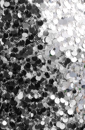 V-Neck Sequin Minidress