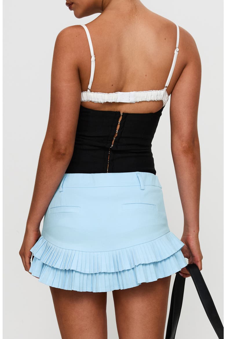 Renaissance Lace Layered Crop Corset Tank, Alternate, color, BLACK