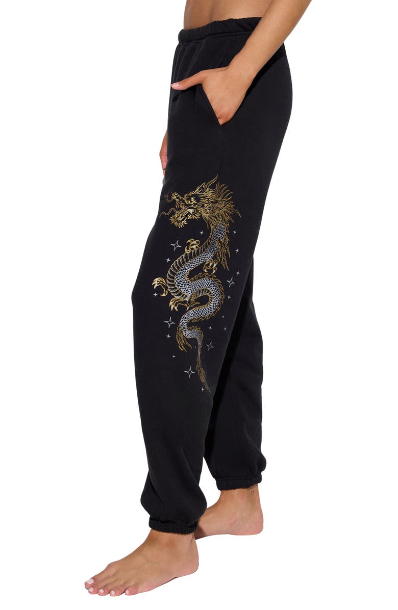 Spiritual Gangster Warrior Spirit Dragon Graphic Sweatpants, Alternate, color,