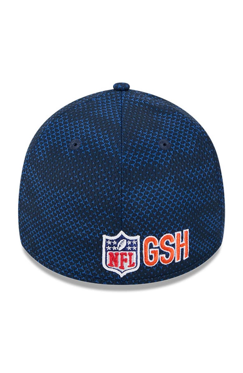 New Era Men's New Era Navy Chicago Bears 2024 Sideline Primary Logo 39THIRTY Flex Hat, Alternate, color,