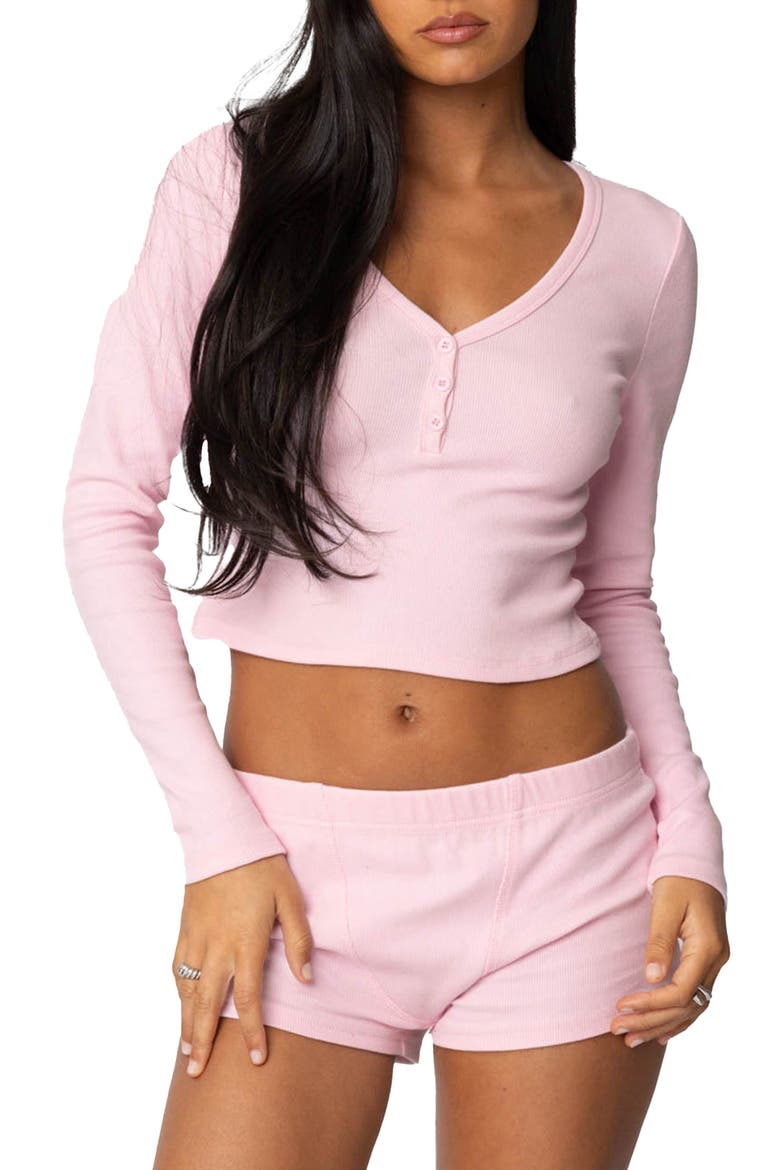 Rebekah Rib Henley, Main, color, LIGHT-PINK