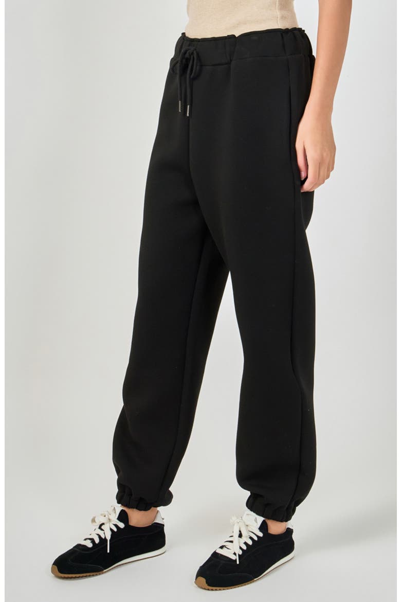 Pocketed Scuba Joggers, Alternate, color, BLACK