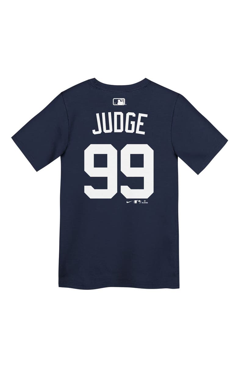 Nike Preschool Nike Aaron Judge Navy New York Yankees Name & Number T-Shirt, Alternate, color, Navy